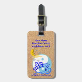 レザーストラップ付きクルーズラゲッジタグ ラゲッジタグ