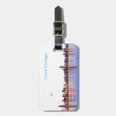 レザーストラップ付きラゲッジタグ用USAイメージ ラゲッジタグ (正面縦)