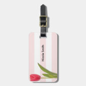 レザーストラップ付きラゲッジタグ ラゲッジタグ (正面縦)