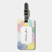 レザーストラップ付きラゲッジタグ ラゲッジタグ (正面縦)