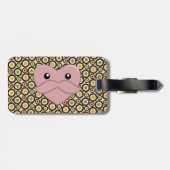 レザーストラップ付き荷物専用タグ ラゲッジタグ (裏面横)