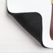 レザーストラップ付き高級金ゴールドキーチェーン マウスパッド (コーナー)