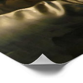 レザーソファに寝そべるラテックスのブロンド娘 ポスター (角)