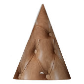 レザーソファ:テクスチャ付き背景 パーティーハット (左)