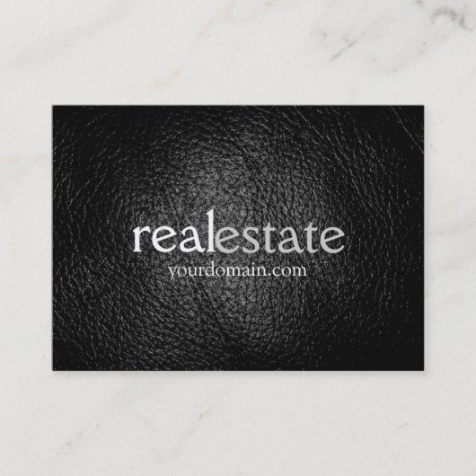 レザーチュビー実在エステートエージェント名刺 名刺 (正面)