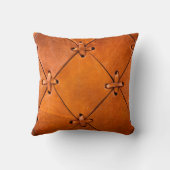 レザーテクスチャ。 クッション (裏面)