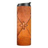 レザーテクスチャ。 タンブラー (回転左)