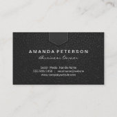 レザーテクスチャ 名刺 (裏面)