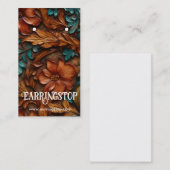 レザーデザインウエスタンパターンイヤリングカード 名刺 (正面/裏面)