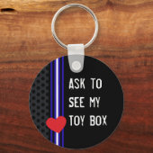 レザートイボックス キーホルダー (正面)