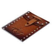 レザードラゴンパウチノート ノートブック (左側)