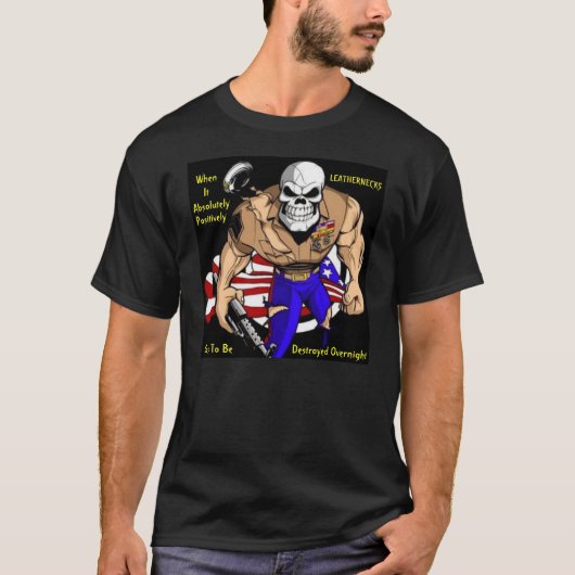 レザーネックシャツ Tシャツ (正面)