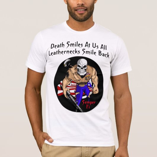 レザーネック Tシャツ (正面)