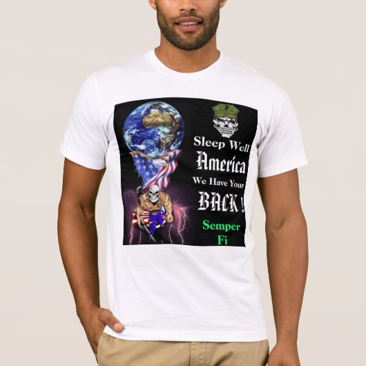 レザーネック Tシャツ (正面)