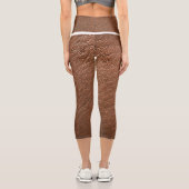 レザーハイウェストCaprisハイウェストCapris カプリレギンス (裏面)