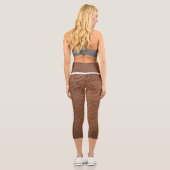 レザーハイウェストCaprisハイウェストCapris カプリレギンス (裏面)