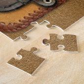 レザーパネルの壁アートのスチームパンク ジグソーパズル (側面)
