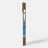 レザーパーソナライズされたとデニムルック Case-Mate iPhoneケース (裏面 / 左)