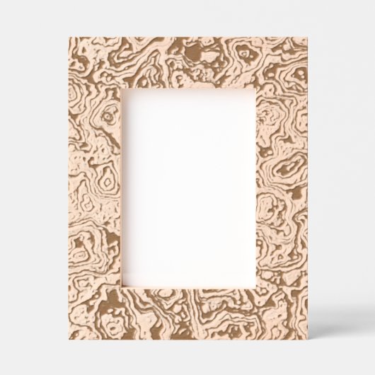 レザーフェイクの刻印フレーム レーザー彫刻フレーム (正面)