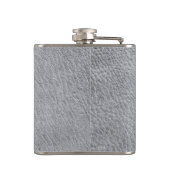 レザーフェイクグレイ卒業式ギフト フラスク (裏面)