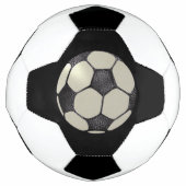 レザーフェイクサッカーデザイン サッカーボール (正面)