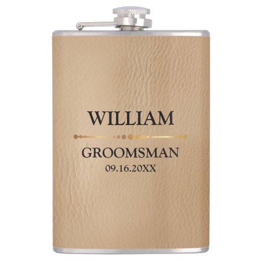 レザーフェイクビニ包まれたル フラスク (正面)