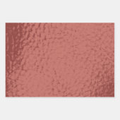 レザーフェイクミックスデザイン – ピンク ラッピングペーパーシート (正面3)