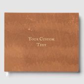 レザーフェイクヴィンテージアンティークゲストブック ゲストブック (正面)