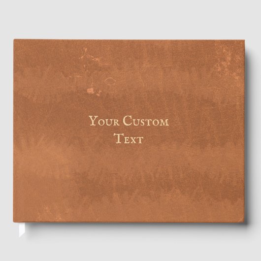 レザーフェイクヴィンテージアンティークゲストブック ゲストブック (正面)