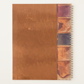 レザーフェイクヴィンテージアンティーク プランナー手帳 (裏面)