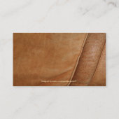 レザーフェイク素朴スタイル名刺 名刺 (裏面)