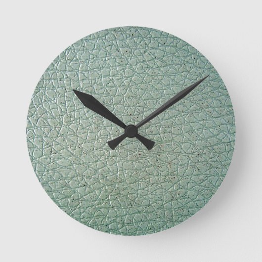 レザーフェイス6 ラウンド壁時計 (正面)