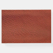 レザーフラワーオンクリームスエード ゲストブック (裏面)