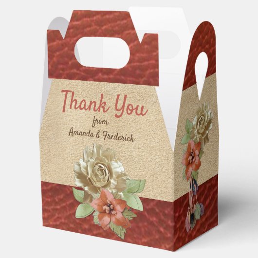 レザーフラワーズオンスエード フェイバーボックス (オープン)