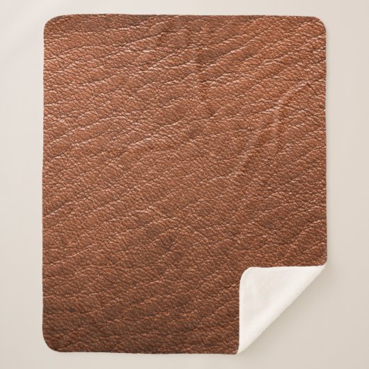 レザーブラウン構造服 シェルパブランケット (正面)