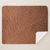 レザーブラウン構造服 シェルパブランケット (正面(横))