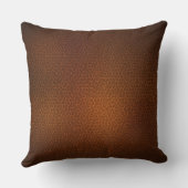 レザーブルータータンチェック布ワニ皮 クッション (裏面)