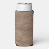 レザーブルータータンチェック布ワニ皮 スリム缶クーラー (Seltzer裏面)