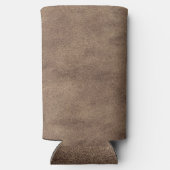 レザーブルータータンチェック布ワニ皮 スリム缶クーラー (裏面)