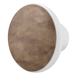 レザーブルータータンチェック布ワニ皮 セラミックノブ