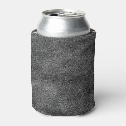 レザーブルータータンチェック布ワニ皮 缶クーラー (缶正面)