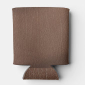 レザーブルータータンチェック布ワニ皮 缶クーラー (裏面)