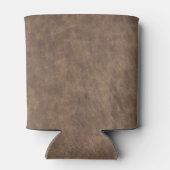 レザーブルータータンチェック布ワニ皮 缶クーラー (裏面)