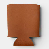 レザーブルータータンチェック布ワニ皮 缶クーラー (裏面)