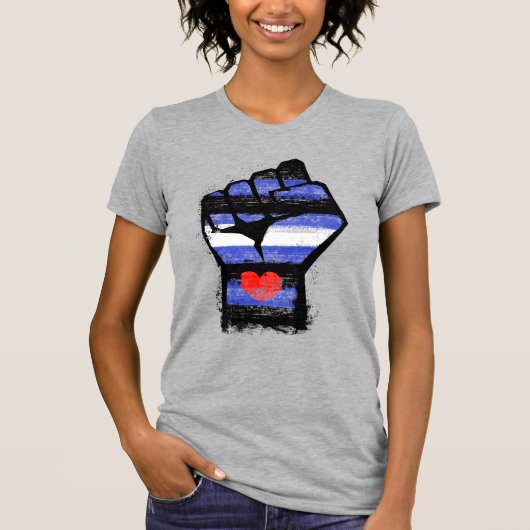 レザープライドの拳 Tシャツ (正面)
