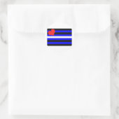 レザープライドフラッグ ラウンドシール (バッグ)