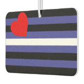 レザープライド旗 カーエアーフレッシュナー (左)