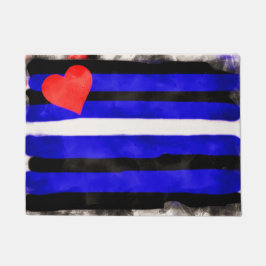 レザープライド旗 ドアマット