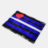 レザープライド旗 ドアマット (アングル)