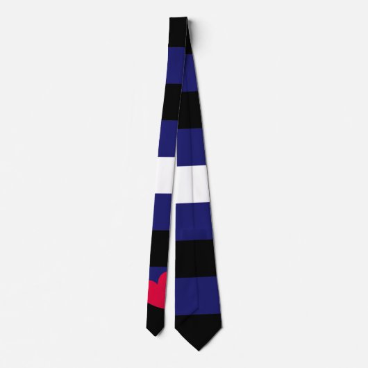 レザープライド旗 ネクタイ (裏面)